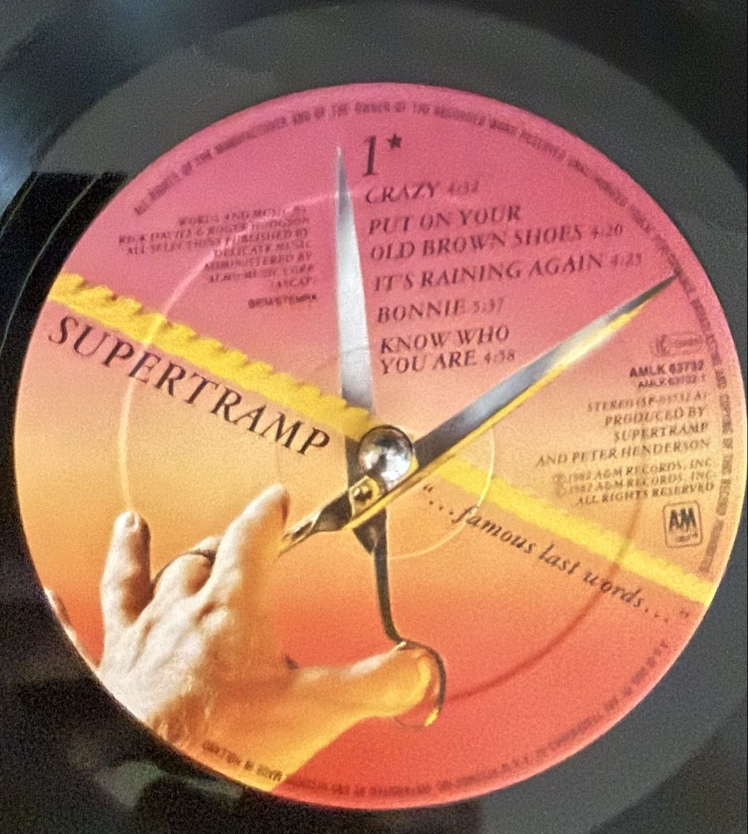 Dischi in vinile: Supertramp "...famous last words..." LP Schallplatte – Usato da Goldach venduto da Donpancho 6