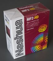 10  Disketten Nashua MF2-HD 3½ Zoll  1.44 MB