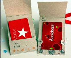 Stanzschablonenset Einschub für Geschenkkarte / Kartenslot