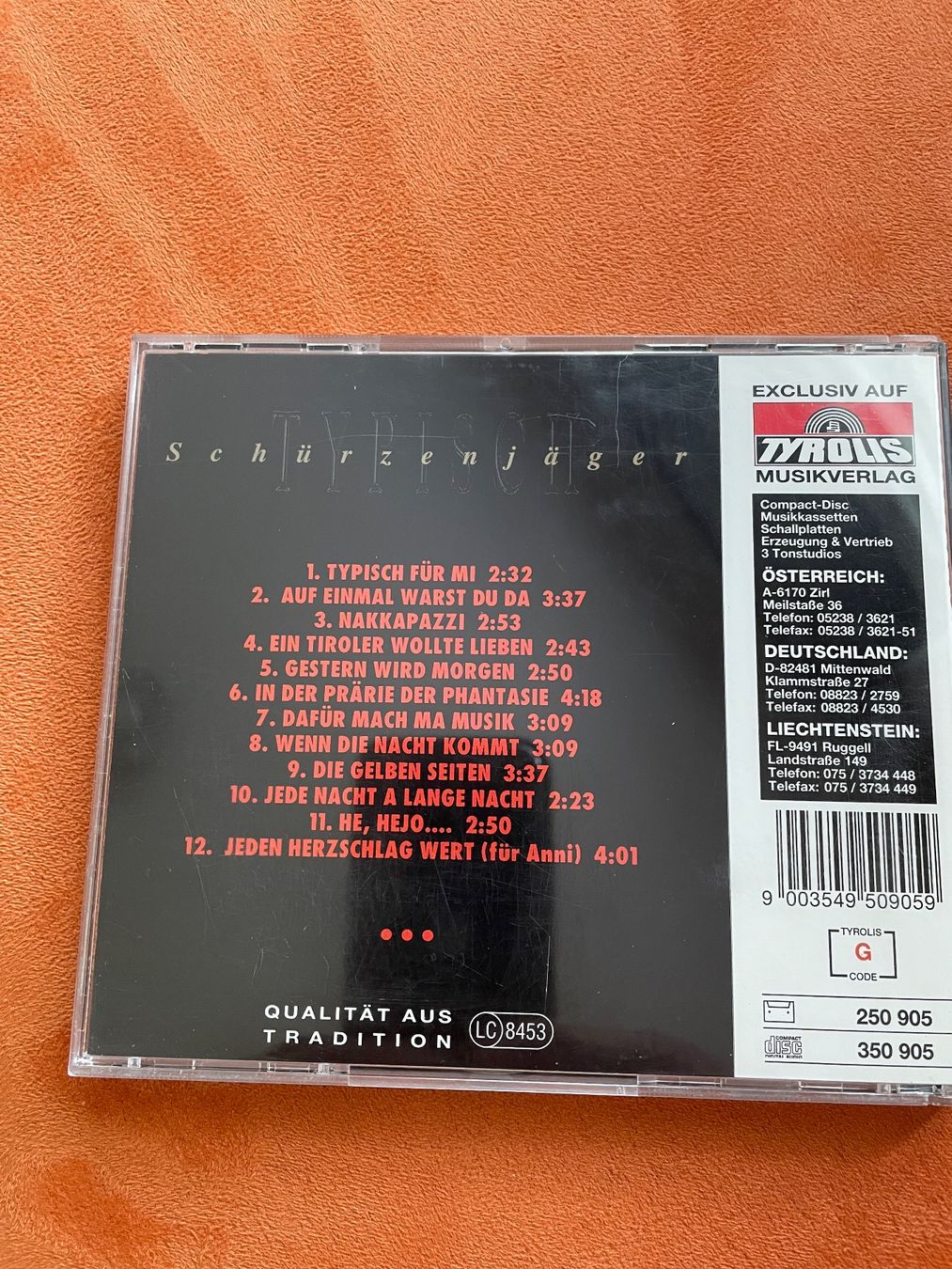 CD: Schürzenjäger CD - Seit 20 Jahren ein Phänomen – Usato da St.Gallen venduto da Korb0 1