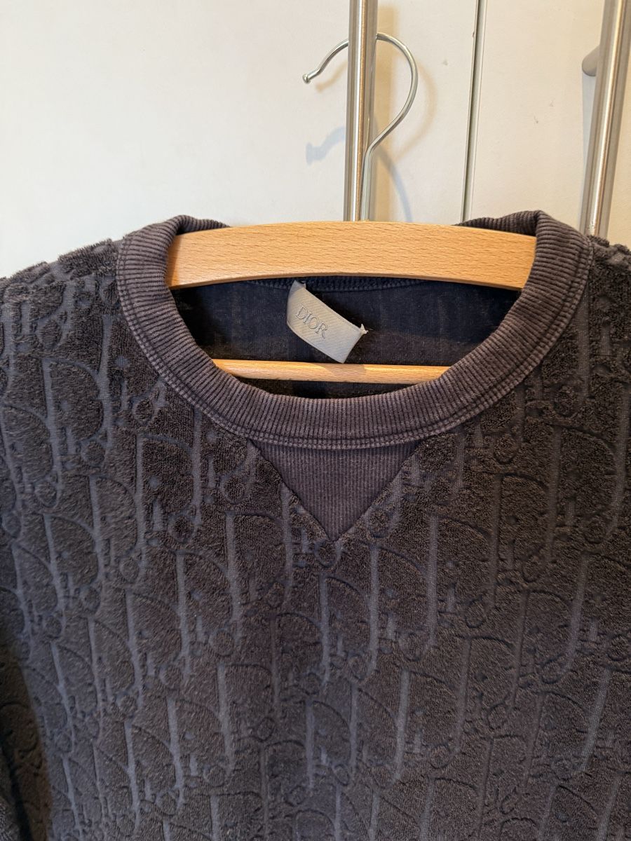 Dior T-Shirts: Dior Navy Monogram Towel Tee – Gebraucht aus Genève von SG_73 1