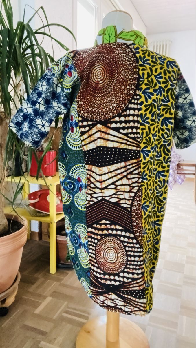Tuniche: Tunique en Wax africain Taille 38 – Nuovo e nell'imballaggio originale da Moutier venduto da Happyvidedressing 4