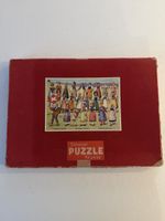 Altes Schweizer Puzzle – Trachtenmotiv – komplett