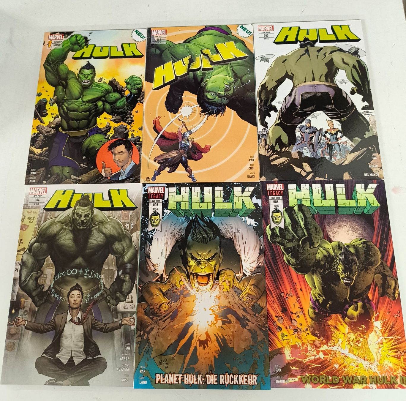 Comics: 6 Hulk Comics Marvel – Gebraucht aus Basel von bk_brockibasel 1