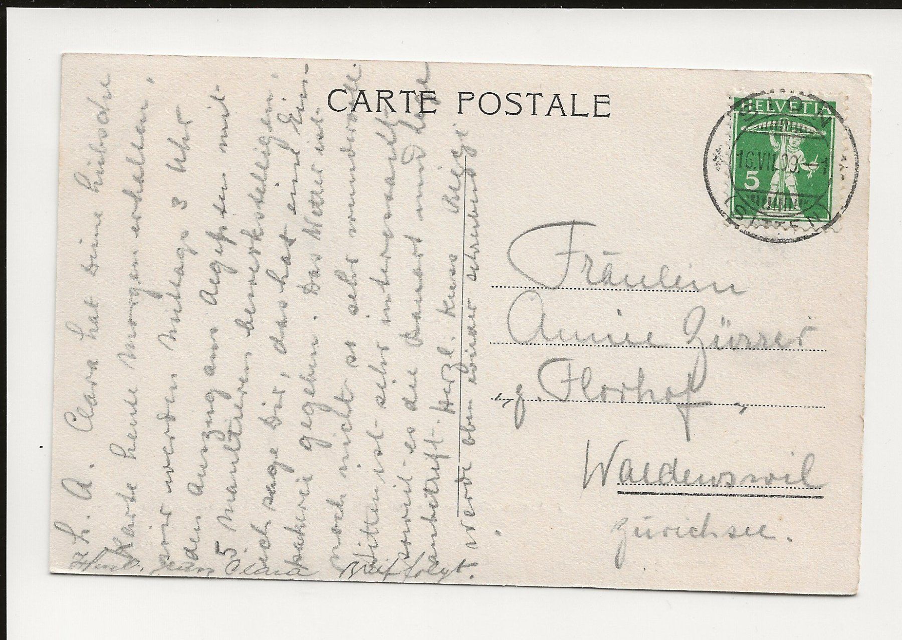 Cartoline postali: AK 1909 Sion - Tourbillon – Usato da Greifensee venduto da 315WDO 1
