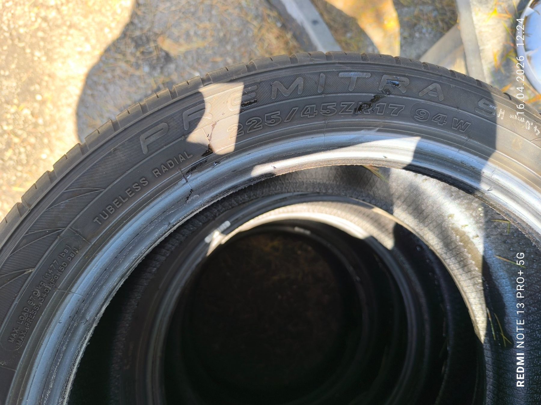 Maxxis Pneumatici & Ruote complete: Maxxis Premitra5 225/45R17 – Usato da Jona venduto da Nabobtuning 2