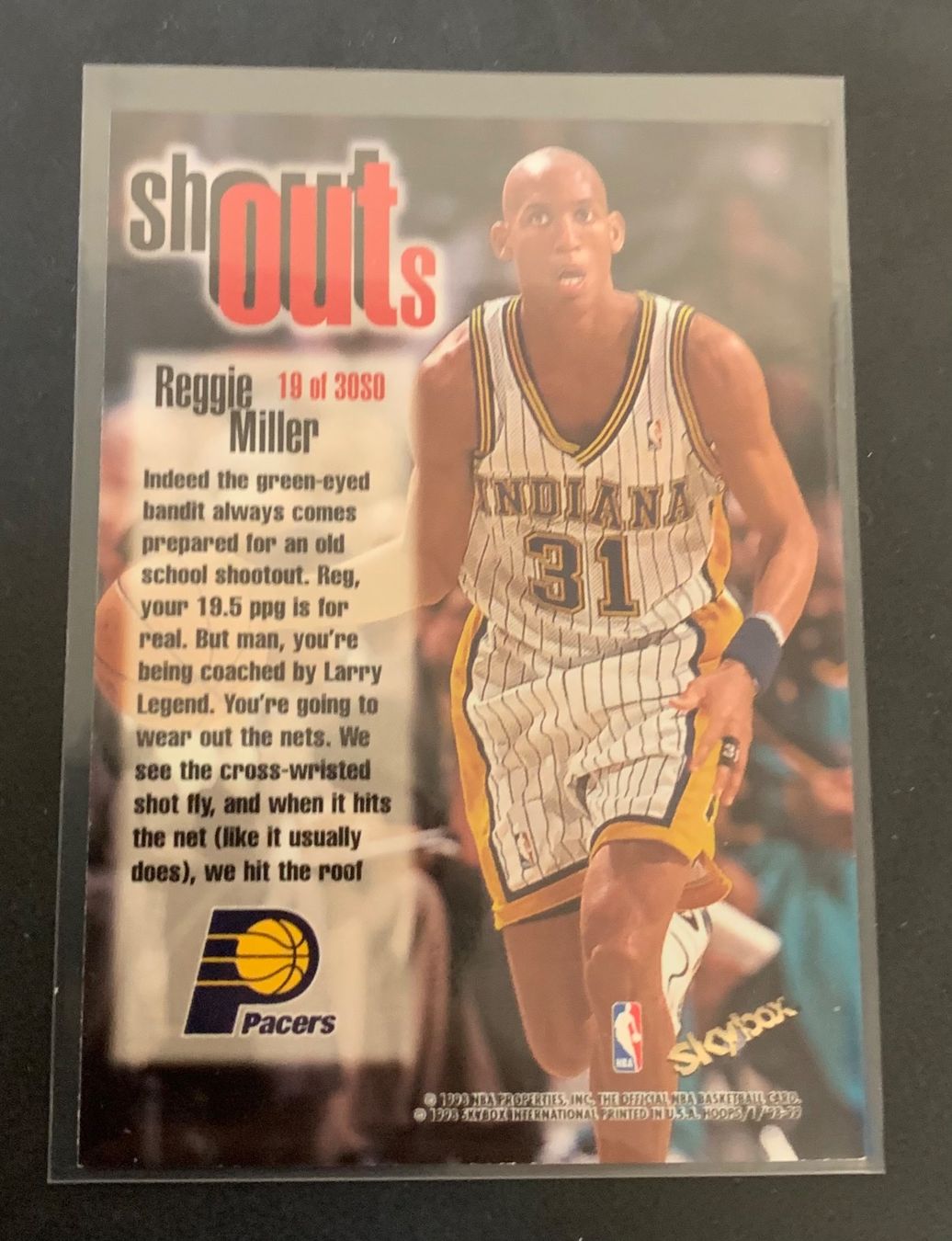 Nba Sammelbilder & Trading cards: NBA Reggie Miller Shot Outs Card – Neu (gemäss Beschreibung) aus Muttenz von joba23 1