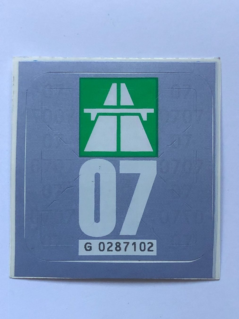 Vignette autostradali: Autobahnvignette 2007 – Usato da Ganterschwil venduto da ganterb