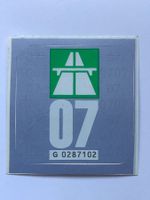 Autobahnvignette 2007