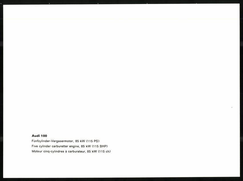 Fotografie & Manifesti: Fotografie Auto Audi 100 5E, Limousine m – Usato da Berlin venduto da bartko-reher 1