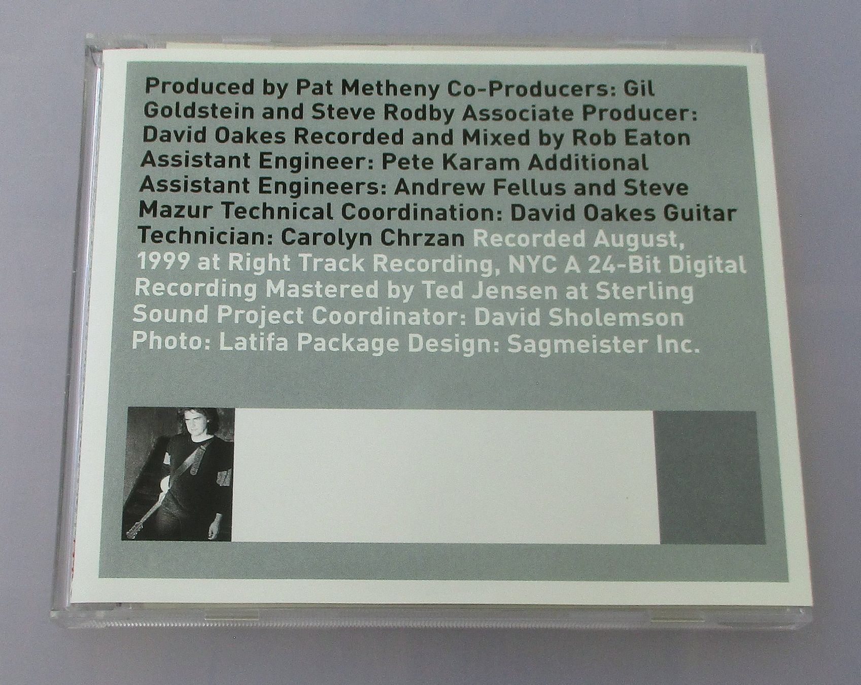 CD: PAT METHENY - Trio 99-00 – Usato da Wattwil venduto da Muriel11 1