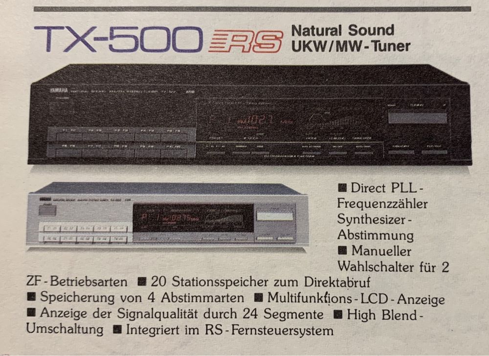 Hifi Tuner Yamaha TX500 Kaufen auf Ricardo