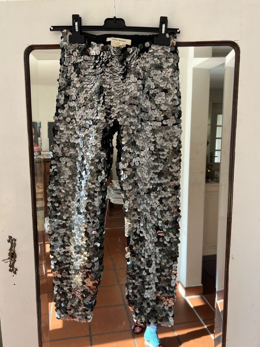 Isabel Marant Pantaloni: Isabel Marant Paillettenhose S – Usato da Zürich venduto da panka01 2