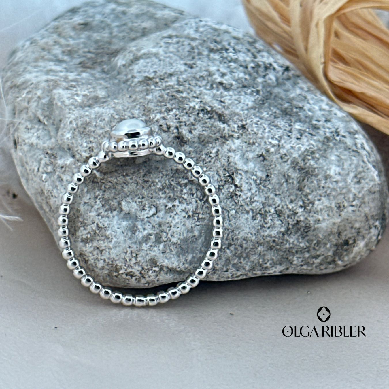 Olga Ribler Ringe: Bubble-Ring mit Süsswasserperle – Sterling Silber 925 Gr 54 – Neu (gemäss Beschreibung) aus Luzern von byolgaribleroutlet 1
