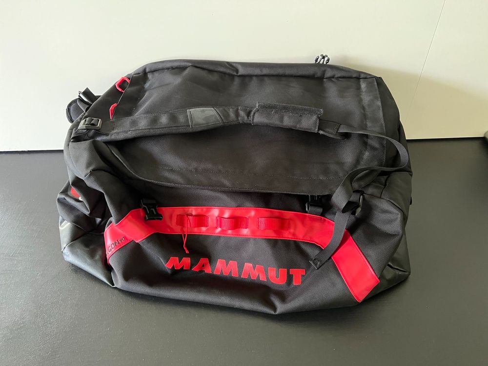 Sporttasche 100 Liter, 91,4 Cm - Große Reisetasche Wasserabweisend, Mit Verstärktem Reißverschluss, Schwarz