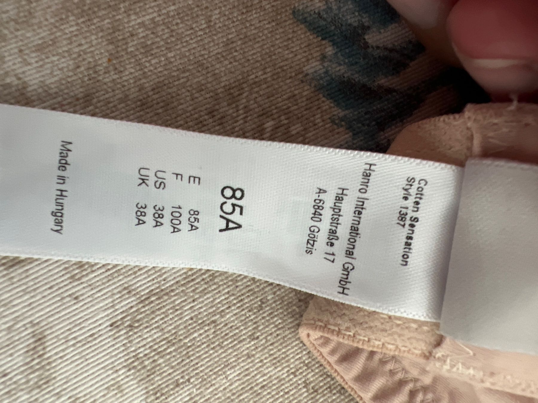 Hanro Altra biancheria intima: BH HANRO 85a neu – Nuovo (secondo la descrizione) da Dornach venduto da samuti 1