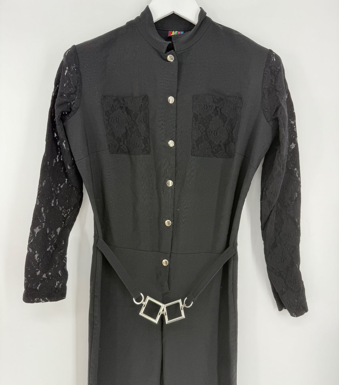 Jumpsuits: Schwarzer Jumpsuit mit Spitze Gr. 38 von Happy Mode – D'occasion à Auenstein par moin. 1