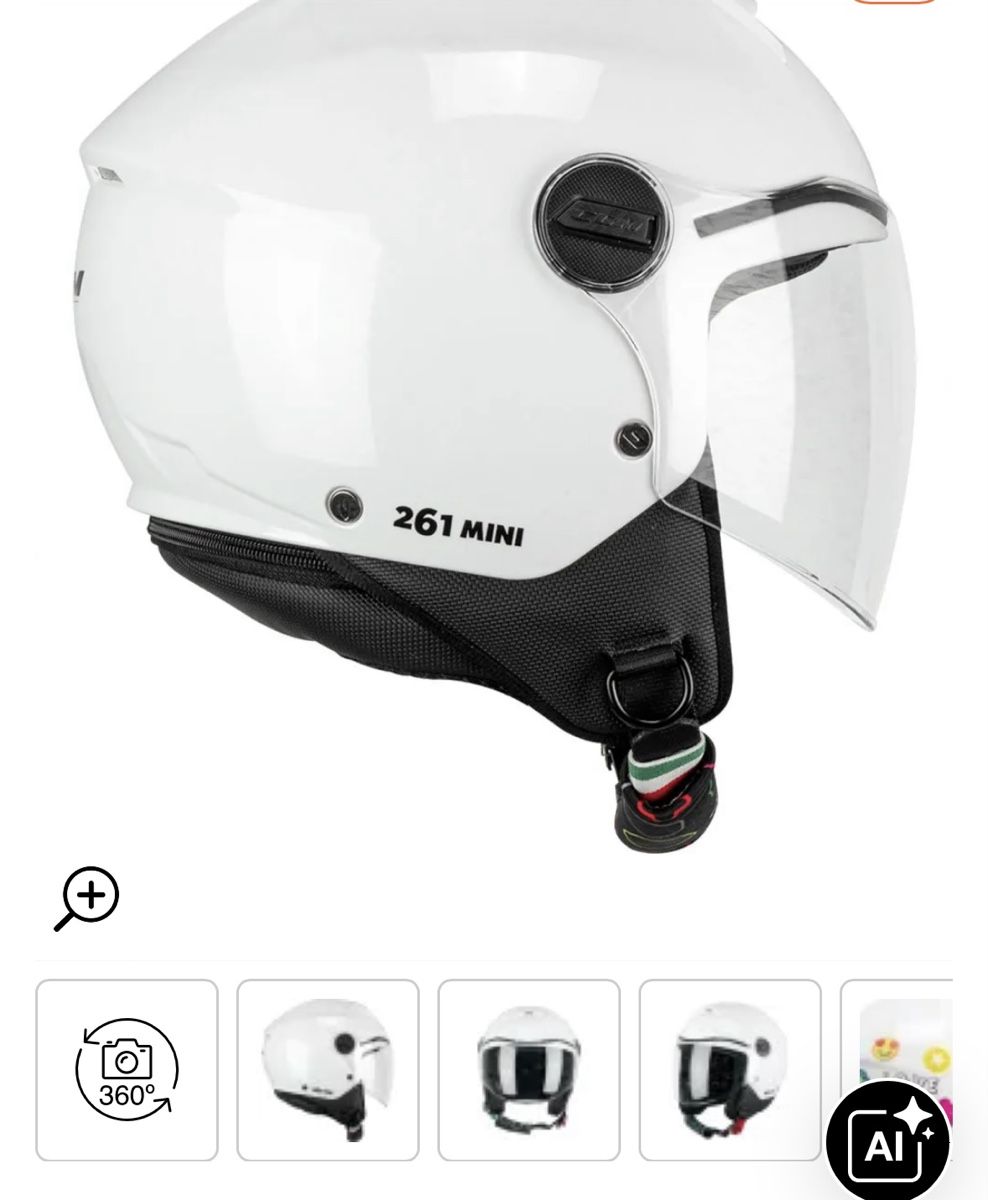 Caschi & visiere: Kinder Motorradhelm Cgm 261A Mini Mono Jethelm Junior – Nuovo e nell'imballaggio originale da Eschlikon TG venduto da jb10 3