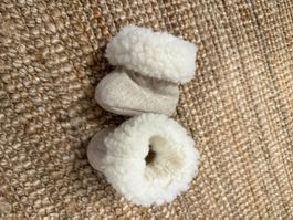 Baby Winterschühchen Booties – neuwertig 🤍