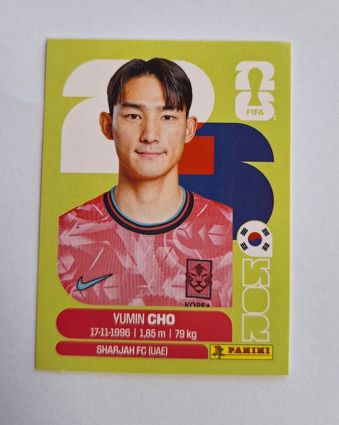 Panini Cartes à collectionner: Panini Yumin Cho KOR 5 – Neuf (Voir description) à Romanens par Crocette