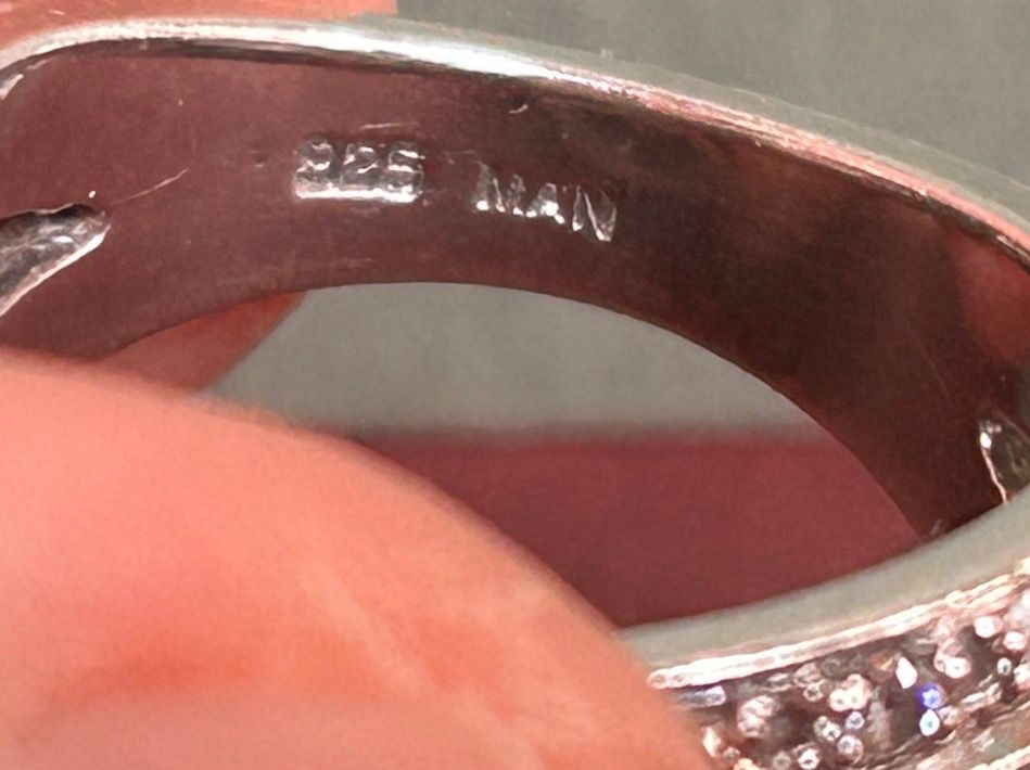 Anelli: Silberring rosaroter Mandelglanz – Usato da Dittingen venduto da Bellevista 8