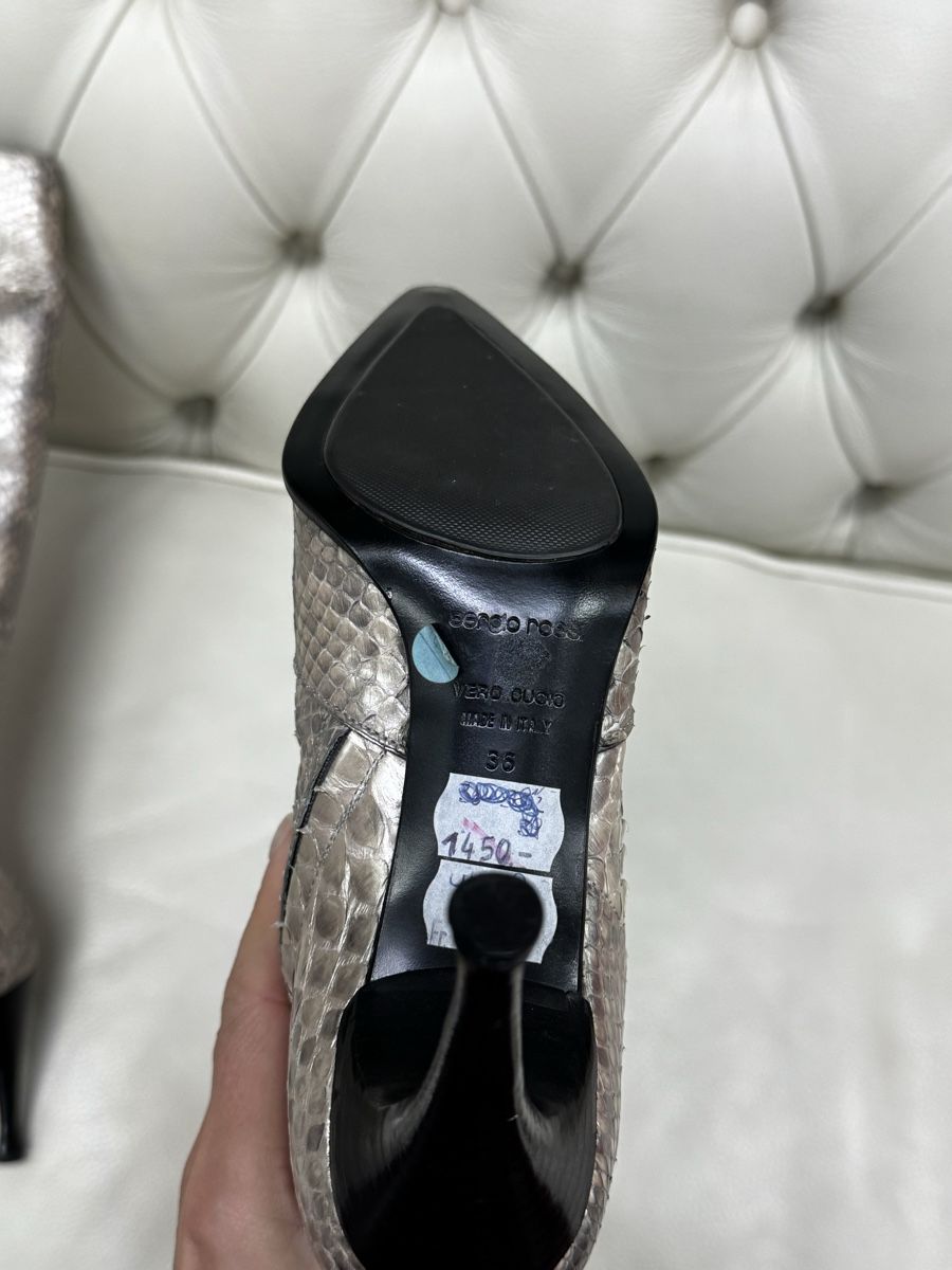 Sergio Rossi Scarpe da donna: Sergio Rossi piton Stiefel NP 1450.- – Nuovo (secondo la descrizione) da Lachen SZ venduto da HelvetiaLuxury 7