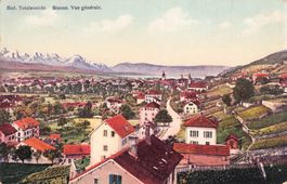 Biel Bienne BE // ca. 1910 Totalansicht vue générale