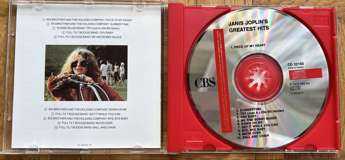CD: Janis Joplin Greatest Hits CD - – Usato da Dino venduto da ani_ypr9 1