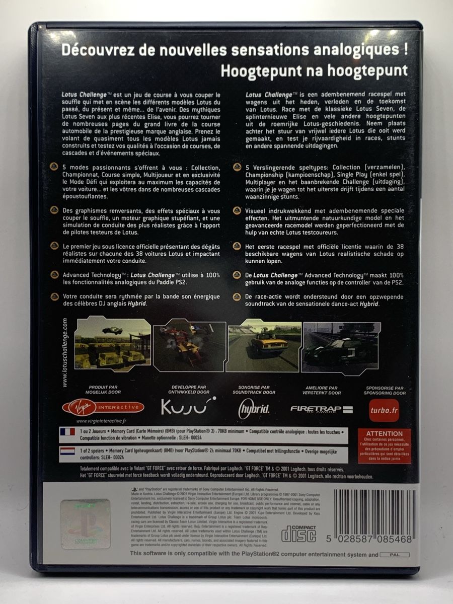 Sony Giochi: Lotus Challenge - PS2 PAL – Usato da Ostermundigen venduto da RG-Collector 1