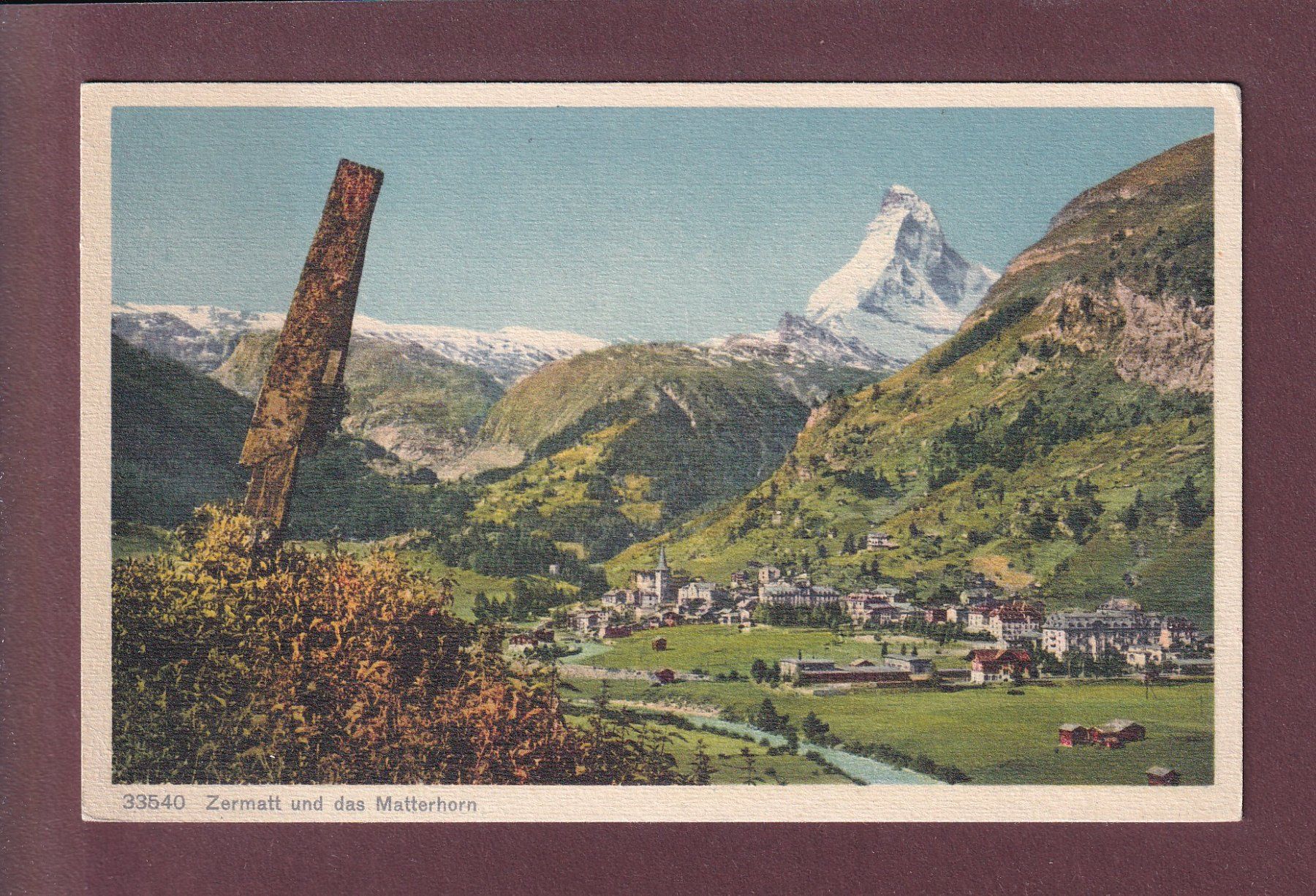 Cartoline postali: ZERMATT - Matterhorn – Usato da Pully venduto da nicecards