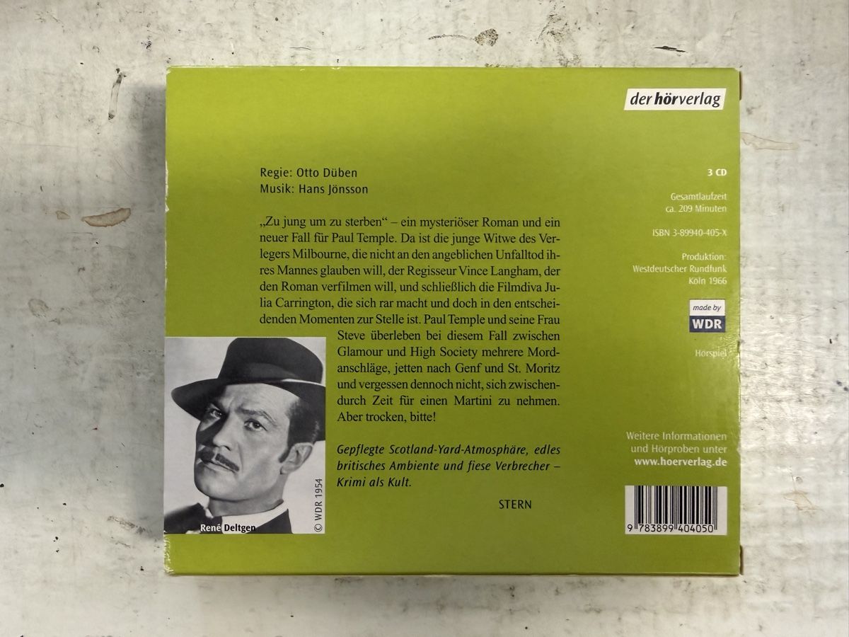 Livres audio: Paul Temple und der Fall Genf – D'occasion à Dietikon par Buchantiqdietikon 1