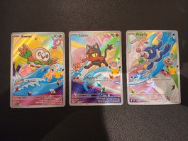 First Partner Series 1 Rowlet Litten Popplio Pokémon