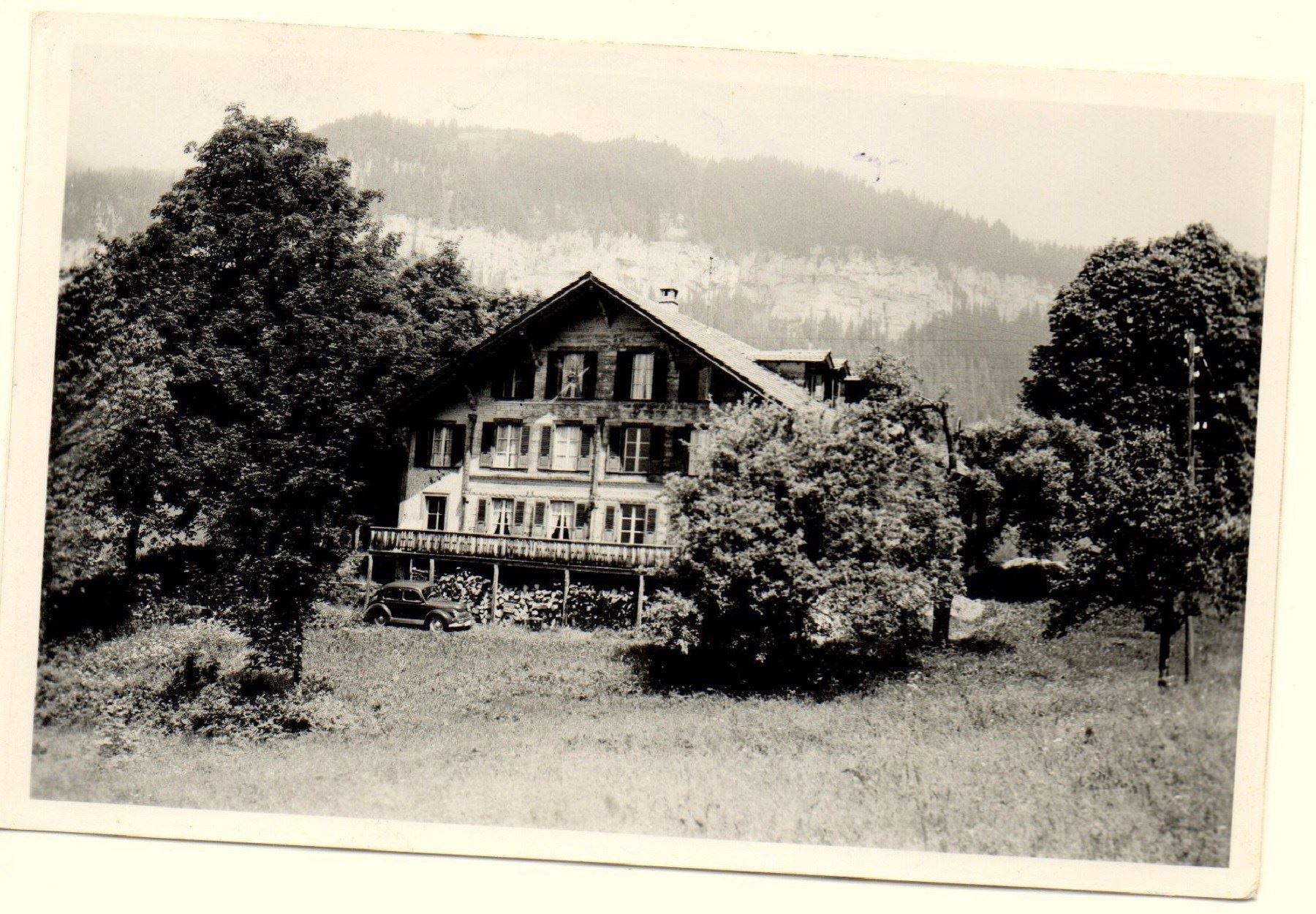 Cartoline postali: BEATENBERG Sonntagsschulferienheim Waldegg - Auto – Usato da Jona venduto da philajona