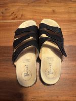 Sandales Think noires en cuir taille 40 bon état