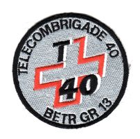 Schweizer Militär; Badge / TELECOMBRIGADE 40 / BETR GR 13