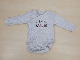 H&M Body gris " I love M❤️m"