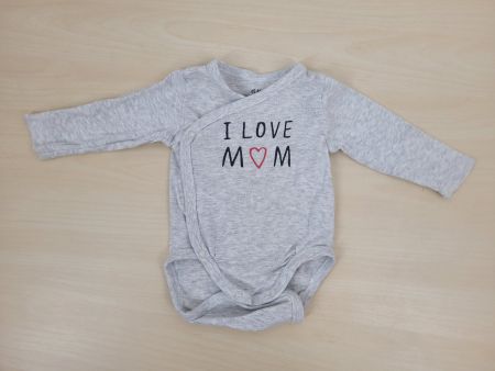 H&M Body gris " I love M❤️m"