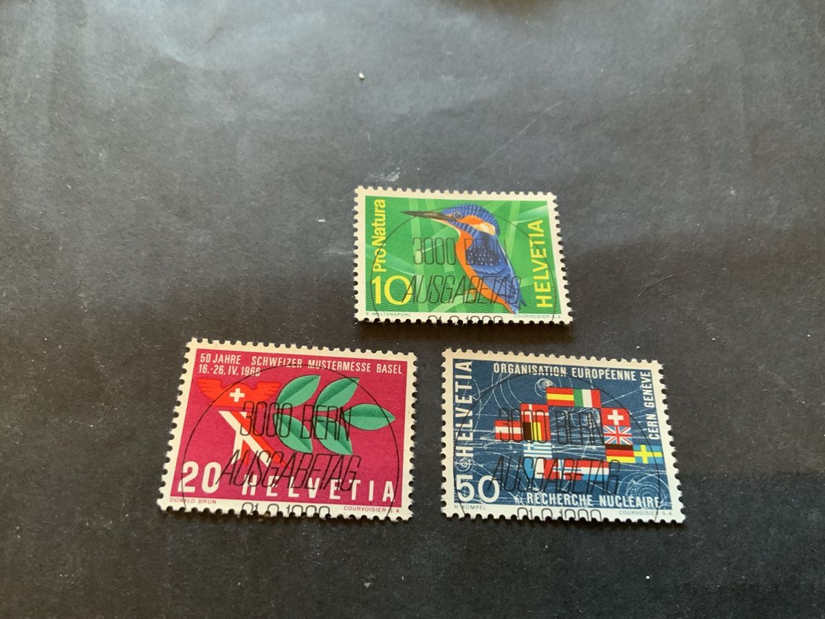Tutti i francobolli: 1966 GEDENKMARKEN ET VOLL EINWANDFREI  – Usato da Beinwil am See venduto da Ricri