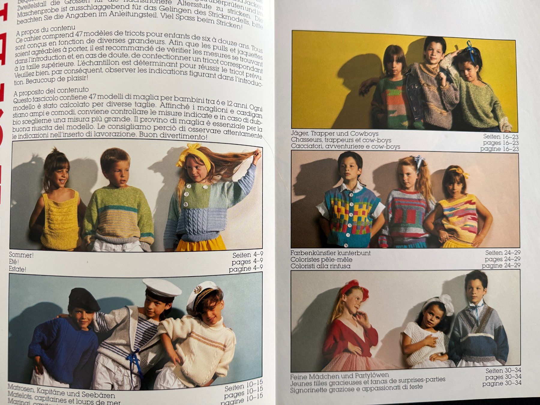 Riviste & Magazine: Vintage    PAT & PETE  Lang  Strickheft  Kinderpullis – Usato da Subingen venduto da ArtBead 3
