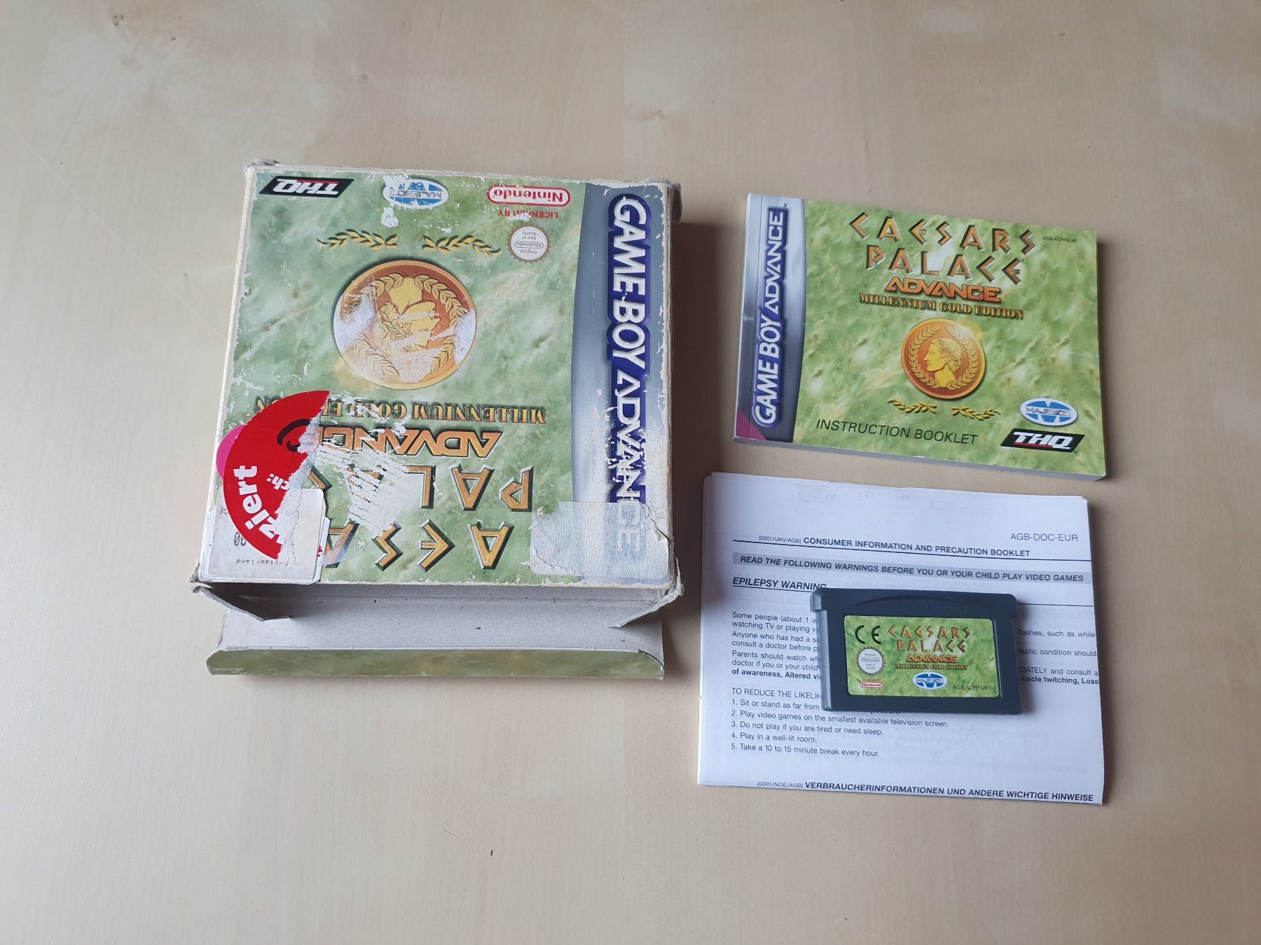 Nintendo Spiele: Caesars Palace Advanced – Gebraucht aus Stansstad von collectorsshop 6