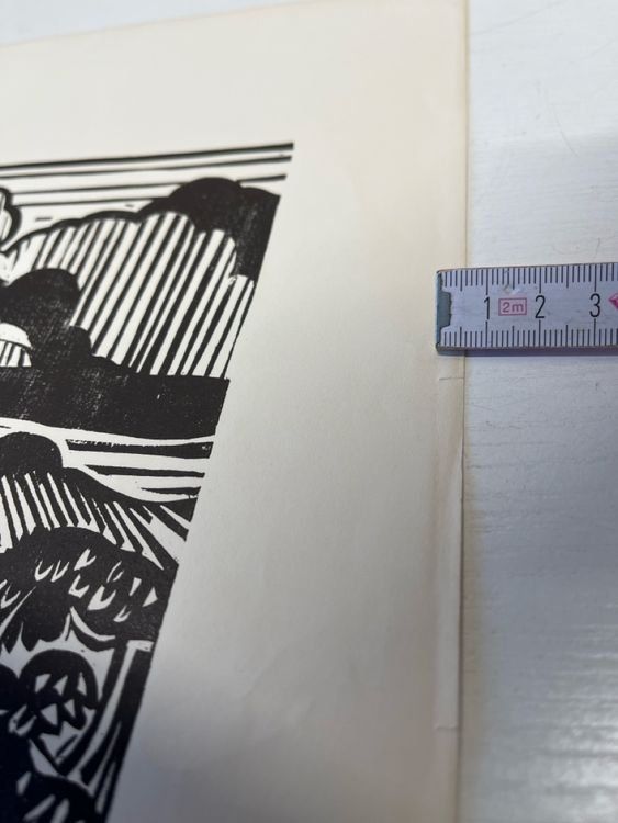 Xilografie: JAN WIEGERS HOLZSCHNITT SIGNIERT – Usato da Gersau venduto da grafik-kunst 5