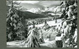 AK sw Pontresina GR ≈ 1957 