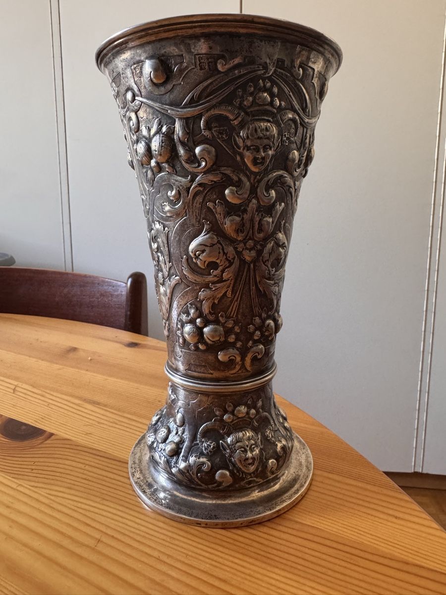 Vasen & Gefässe: Vase ancien argenté massif – Gebraucht aus Vésenaz von Angela.C3 5