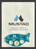 Hameçons Mustad poisson bleu vintage
