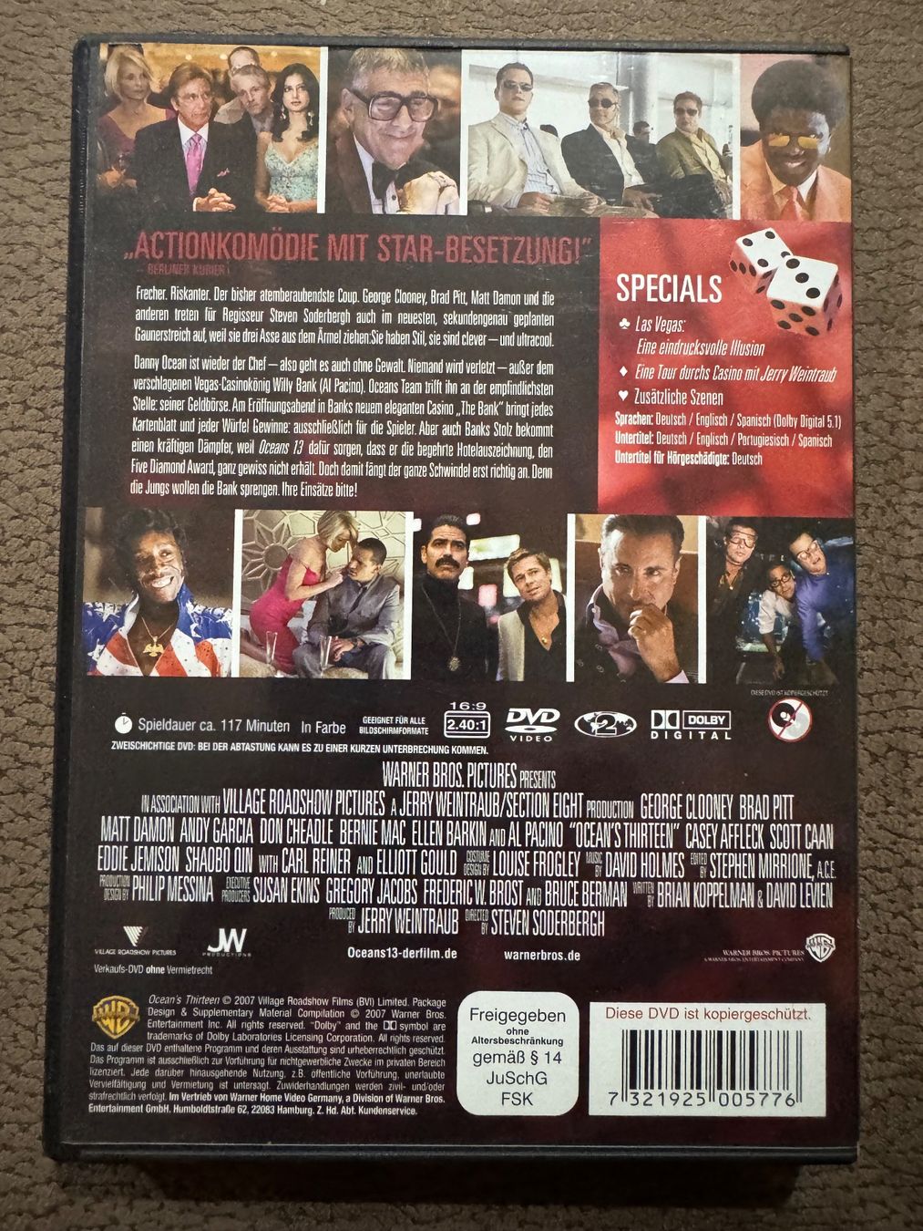 Alle DVDs: Ocean’s 13 – Gebraucht aus Dietikon von MuNathy 1
