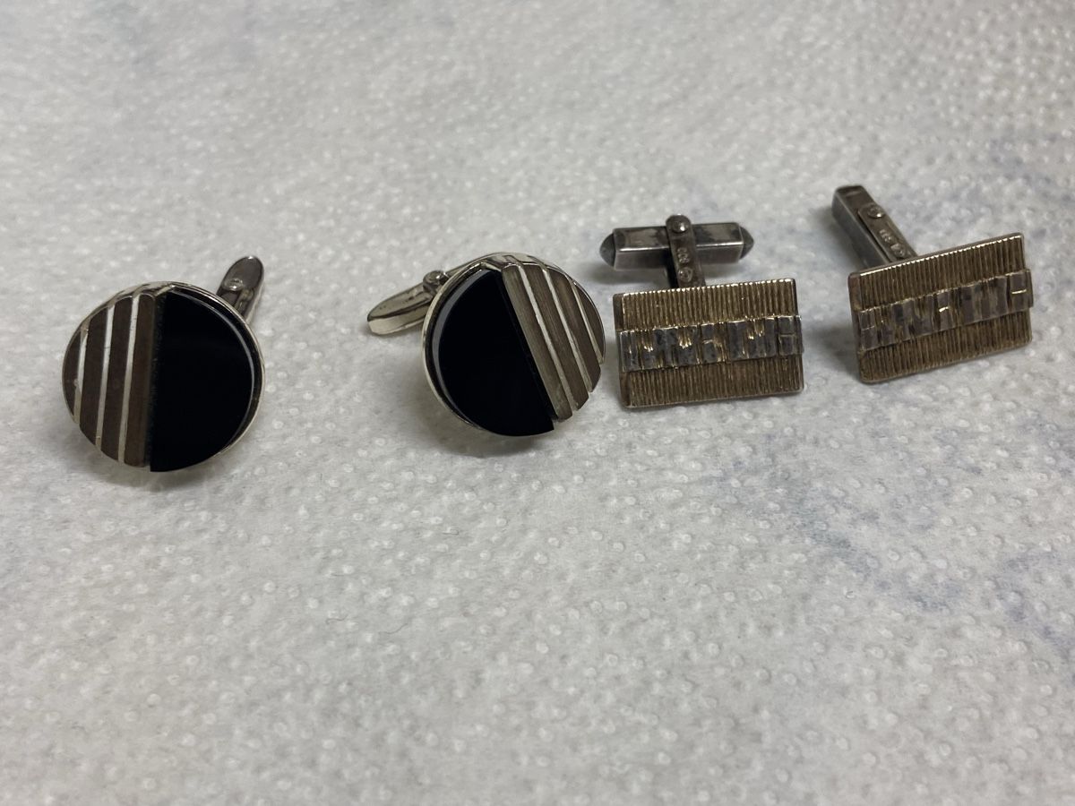 Manschettenknöpfe: Vintage Manschettenknöpfe, Silber 800-835 – Gebraucht aus Dietikon von brocki-eyra 5