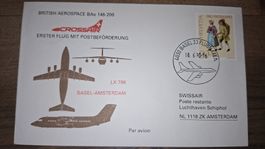 Swissair Basel - Amsterdam 18.06.1990
