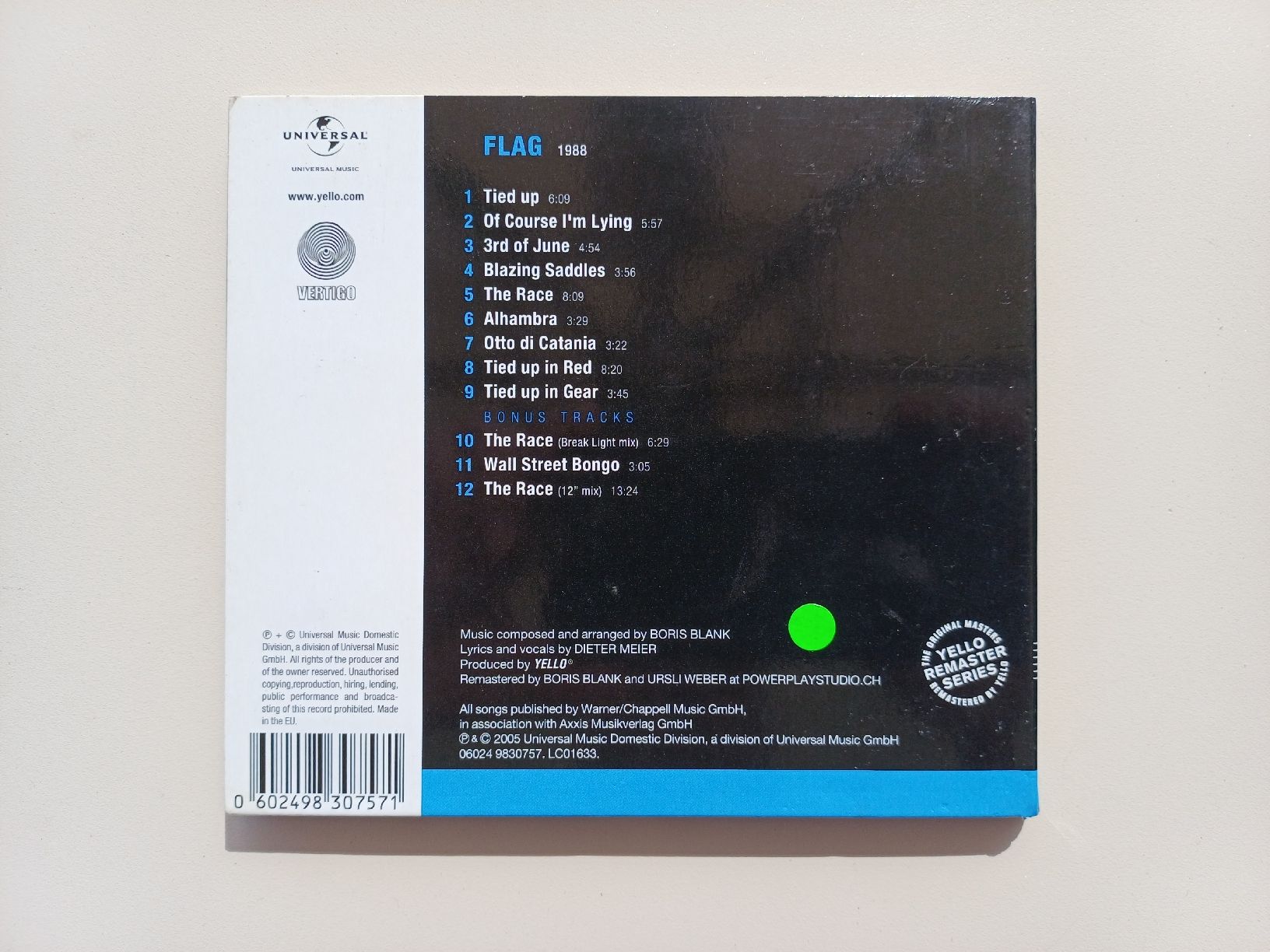 CDs: Yello "Flag" CD digipack remaster series 6 – Neuf (Voir description) à Begnins par Drastic-Sound 1
