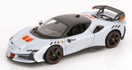 FERRARI SF90 XX STRADALE SILBER 1:18 BBURAGO