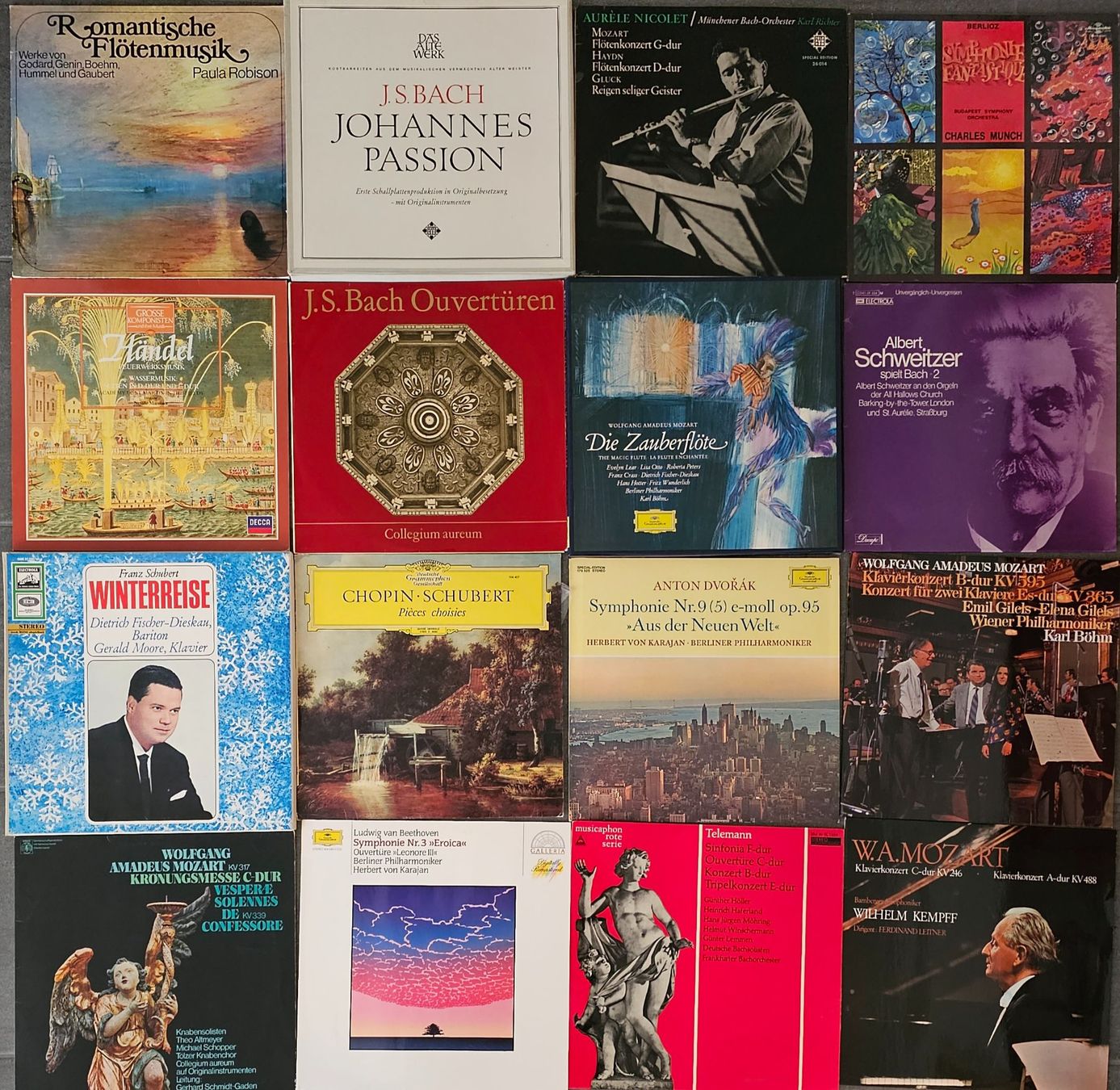 Schallplatten: Set mit 81 Vinyl Klassik – Gebraucht aus Wahlen b. Laufen von Cg10 1